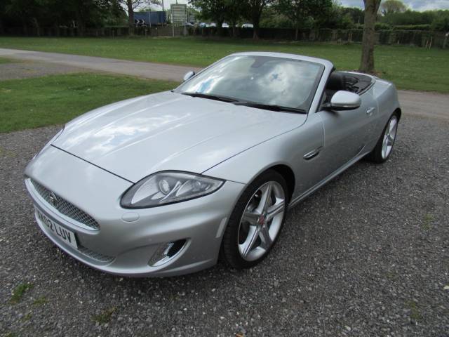 Jaguar XK 5.0 V8 Portfolio 2dr Auto Convertible Petrol Silver