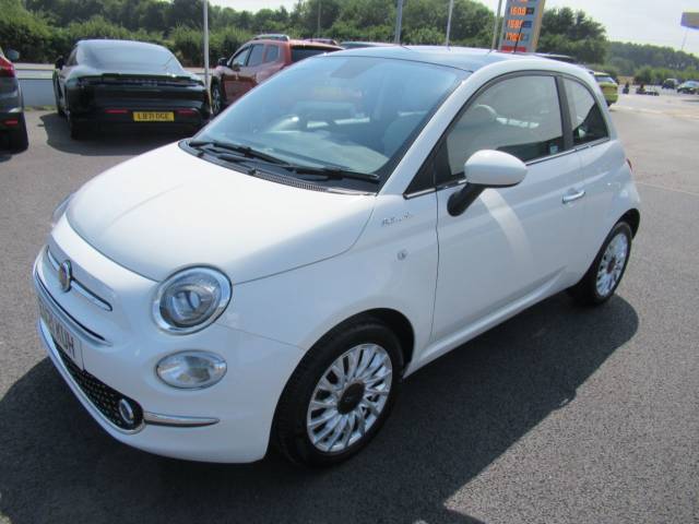 Fiat 500 1.0 Mild Hybrid Dolcevita [Part Leather] 3dr Hatchback Petrol White
